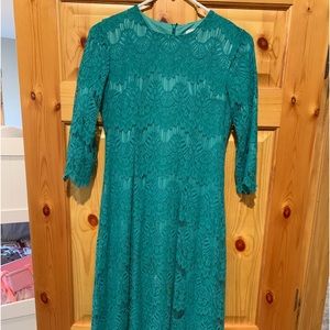 Teal Lace Dainty Jewell’s Girls Dress